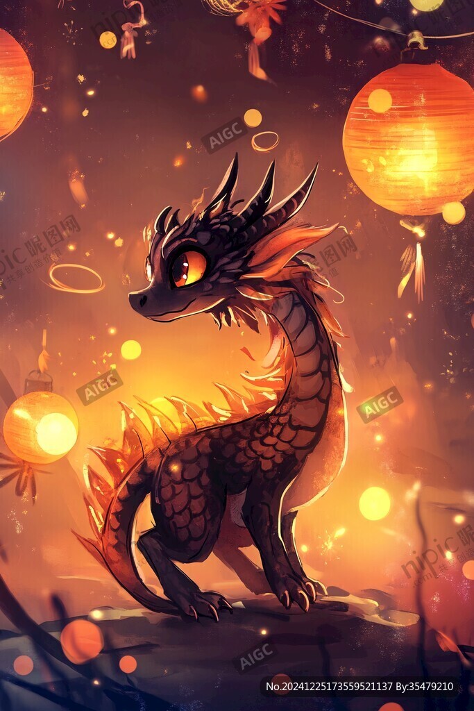 龍年插畫合集