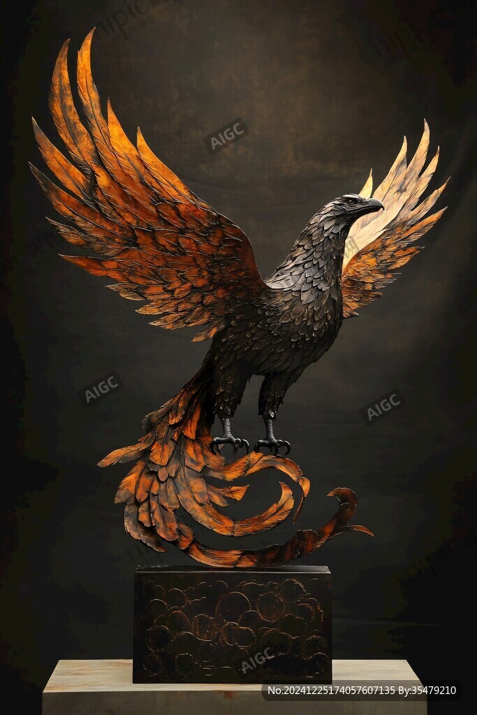 銅編鳳凰