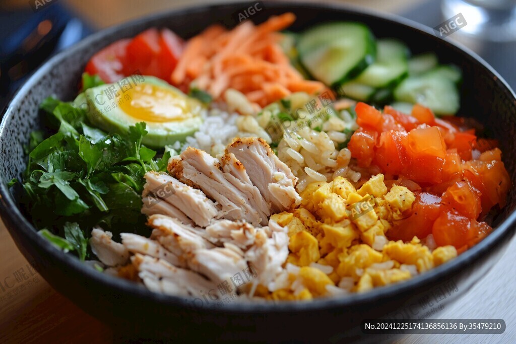 雞柳拌飯