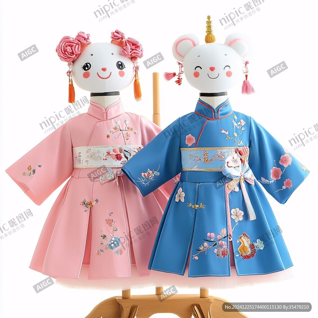 絹衣手工人偶