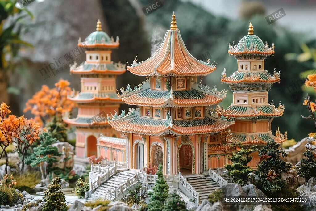 皇家園林微縮模型