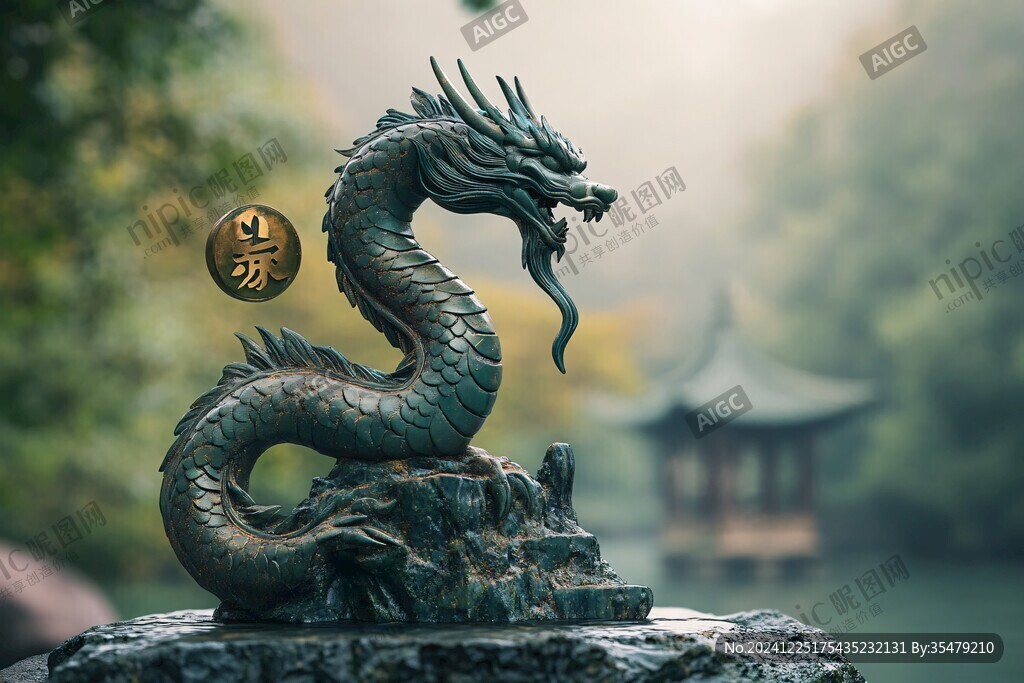 金龍石刻