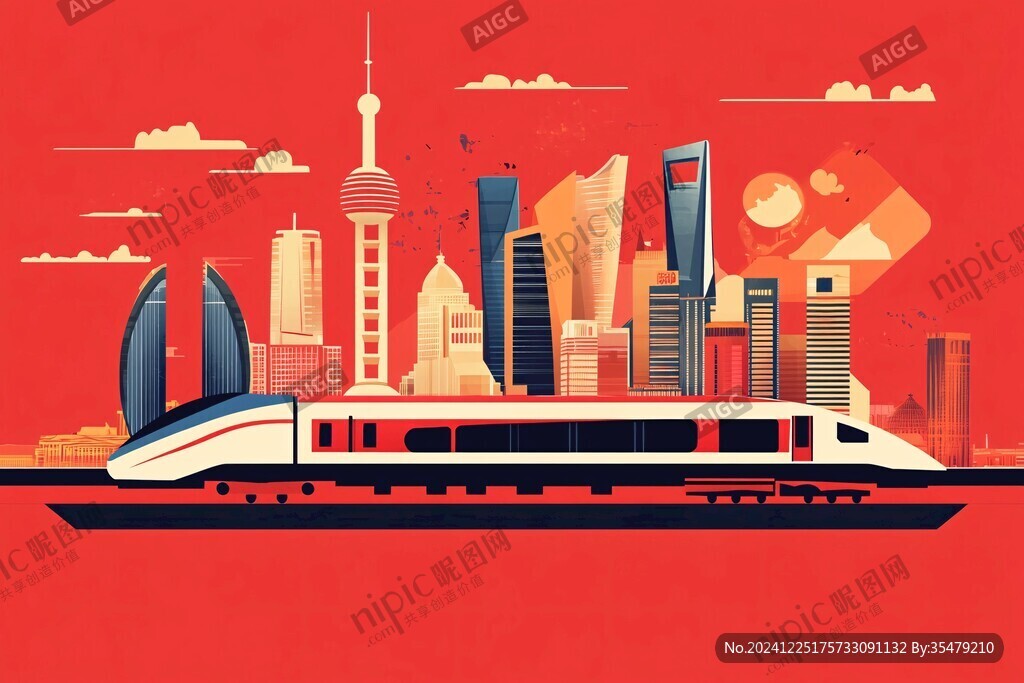 高鐵都市圖案