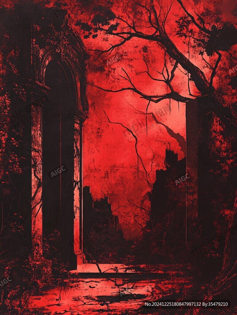 哥特風藝術背景