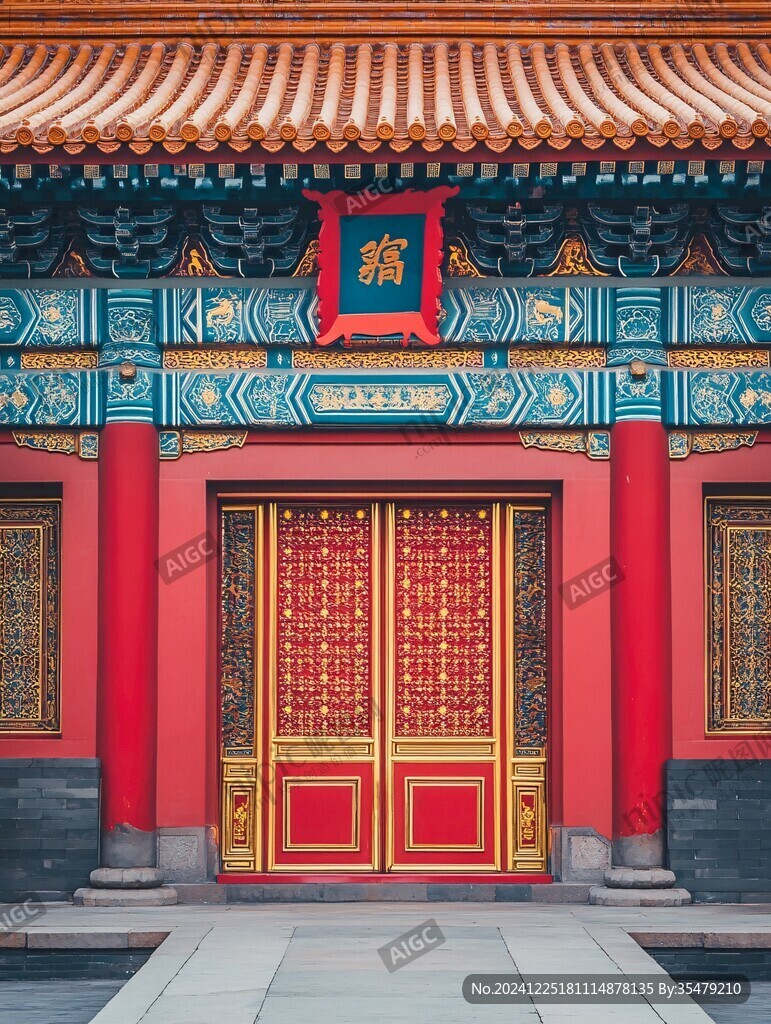 宮廷建筑大紅門
