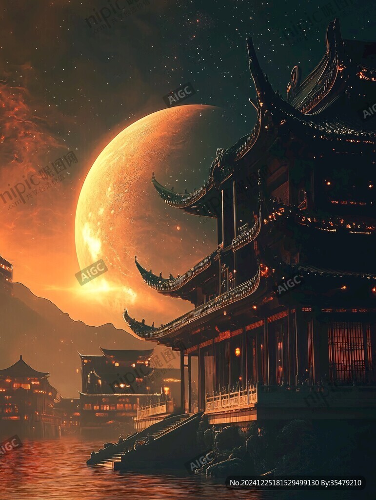 古風(fēng)夜景