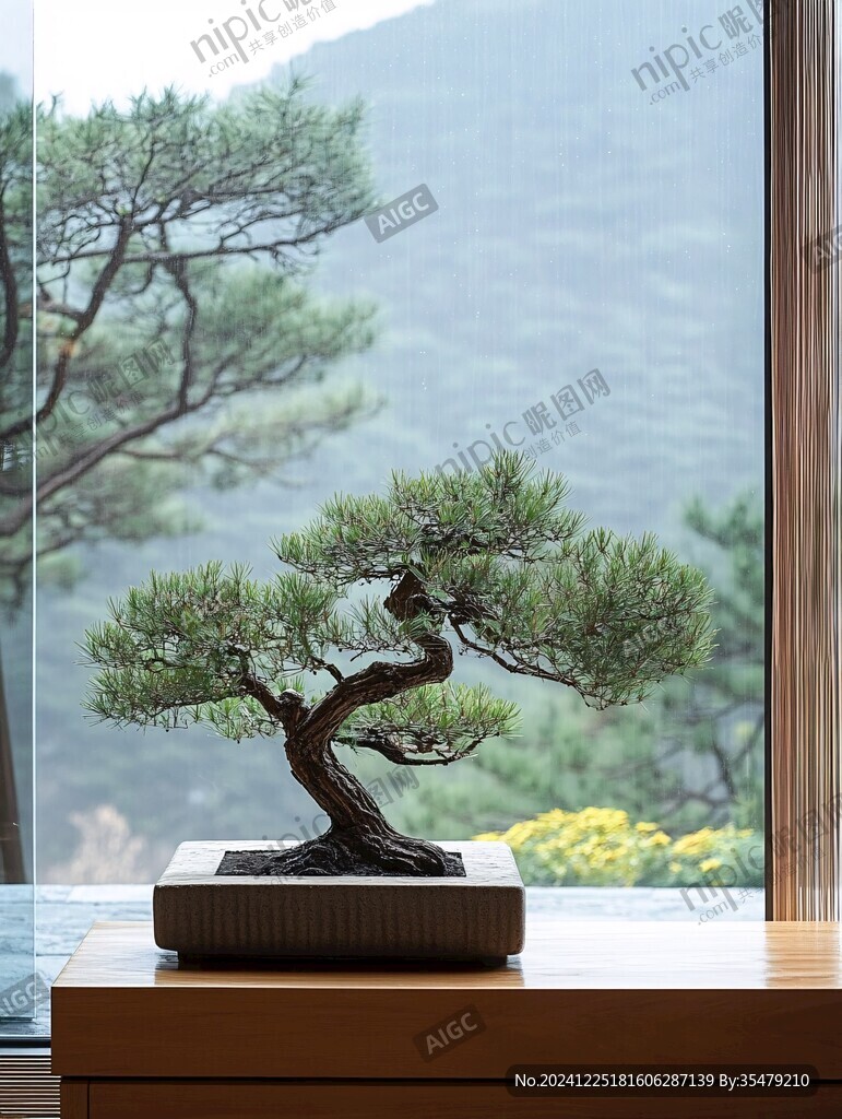 日本盆栽松