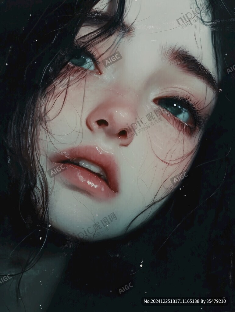 高級感女插畫