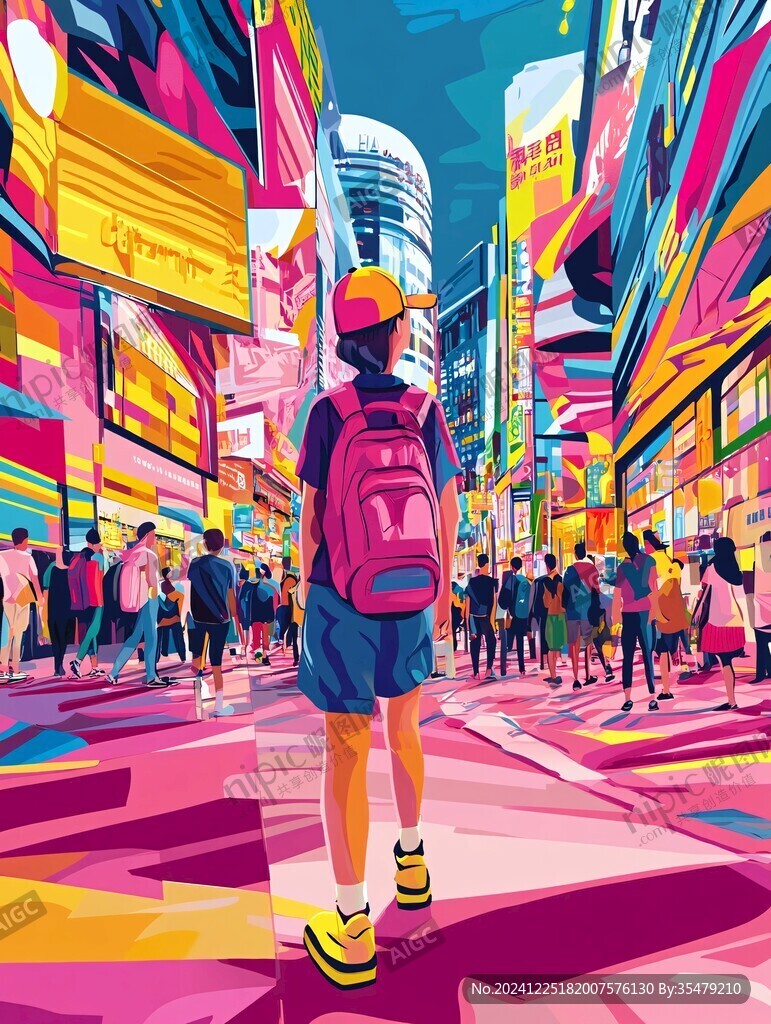 都市人插畫