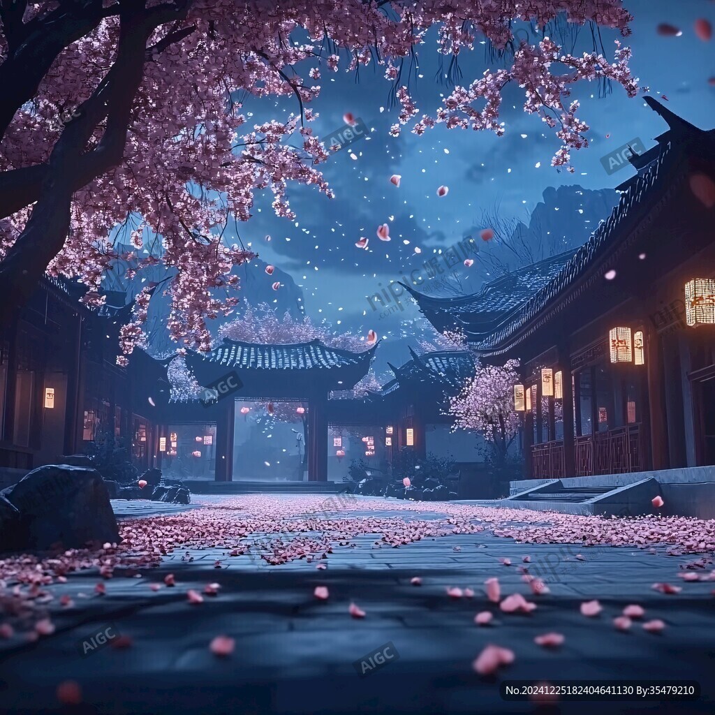 古風(fēng)夜景