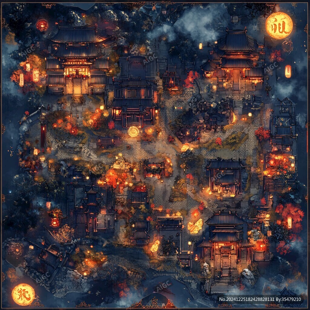 古代繁華夜市
