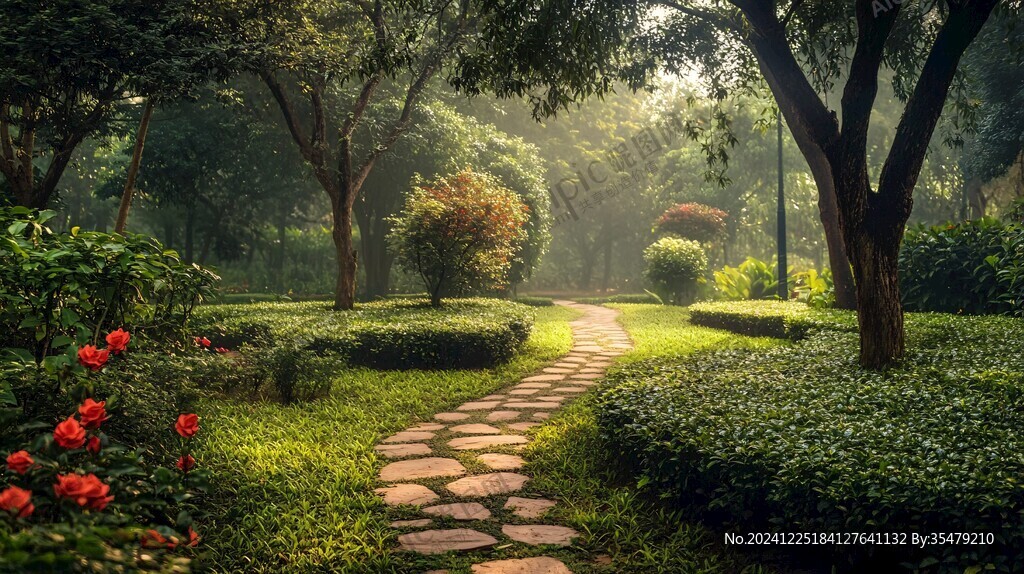 植物園林間小路