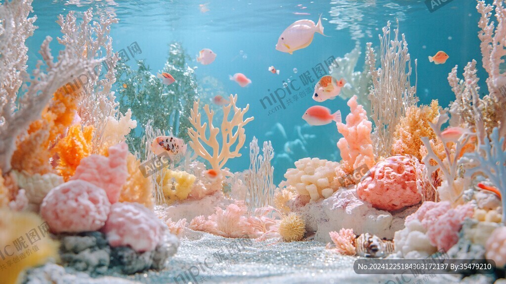 海底世界3d立體背景