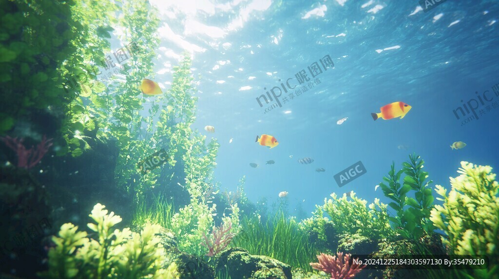 海底世界動(dòng)畫(huà)場(chǎng)景