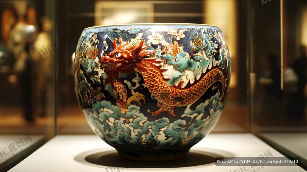 大缸雕龍