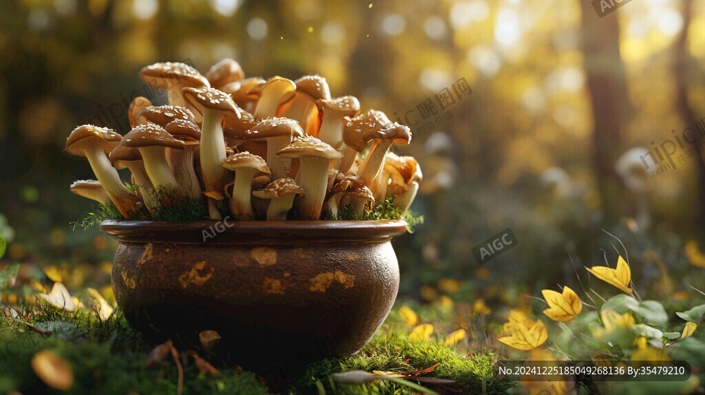 唯美森林野生菌