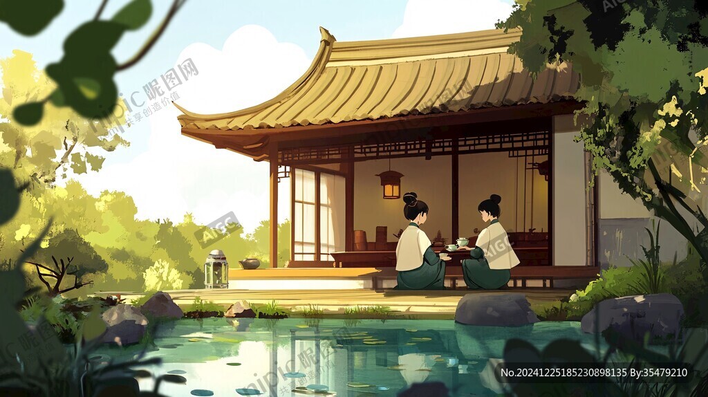 靜思園插畫