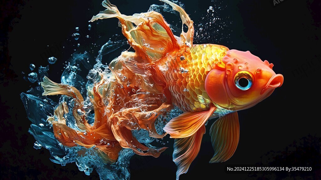 鯉魚3d畫
