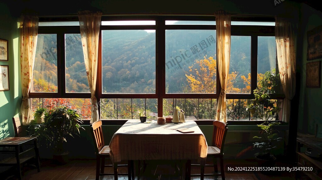 餐廳落地窗