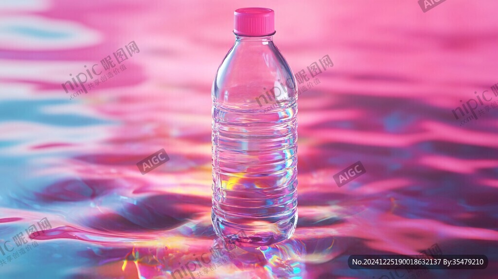 礦泉水瓶投影