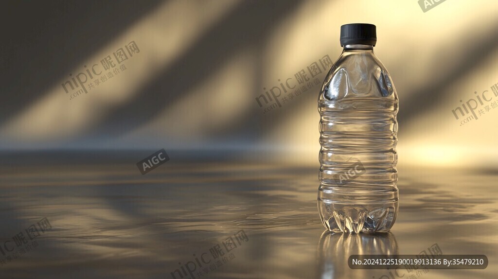 礦泉水瓶投影
