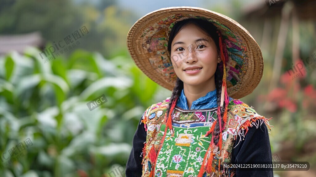 德昂族美女