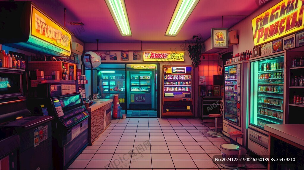 夜晚便利店