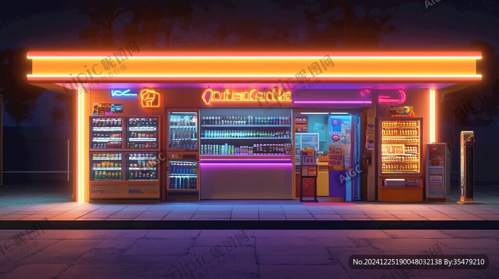 夜晚便利店