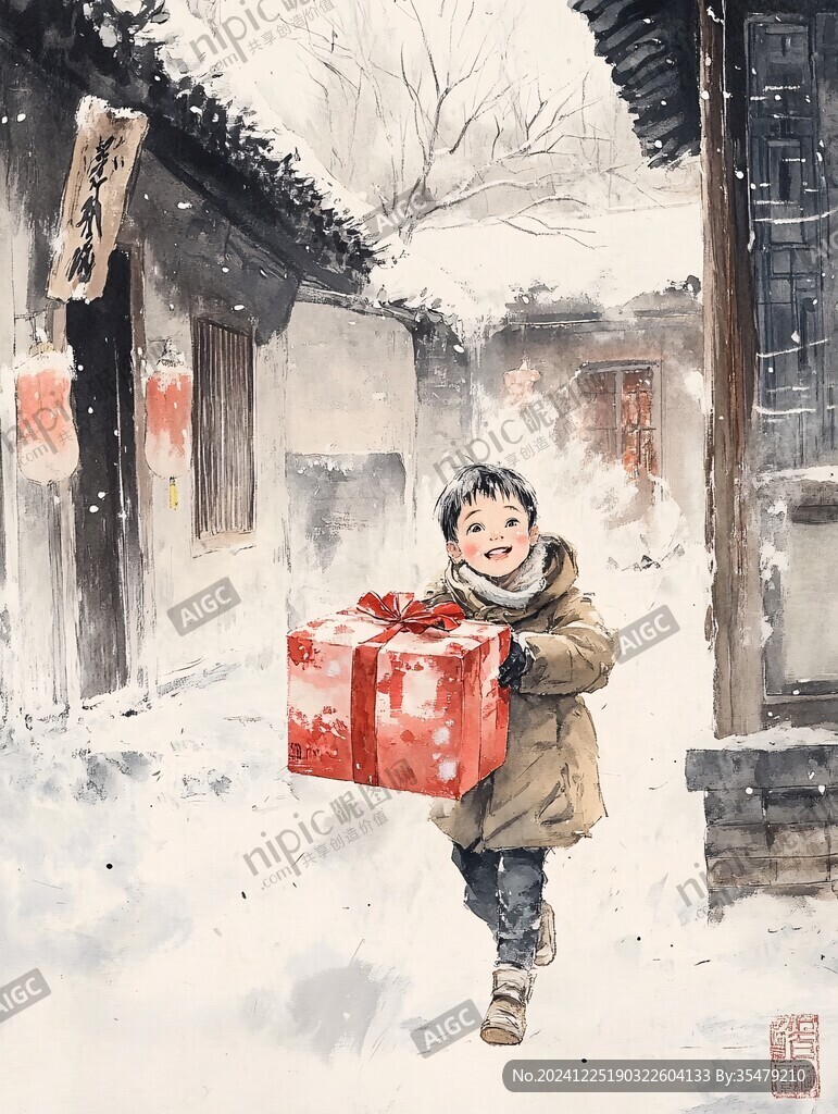 年味手繪插畫