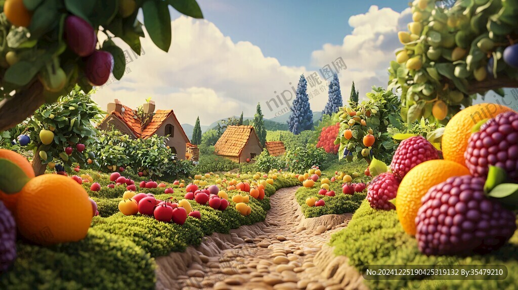 豐收果實場景