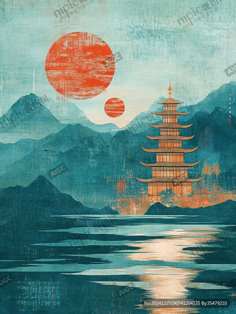 雷峰塔插畫