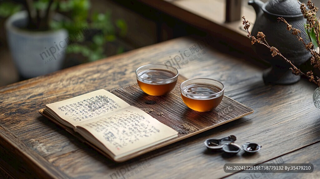 書型茶盤