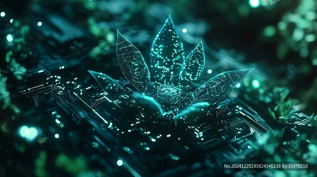科技感花