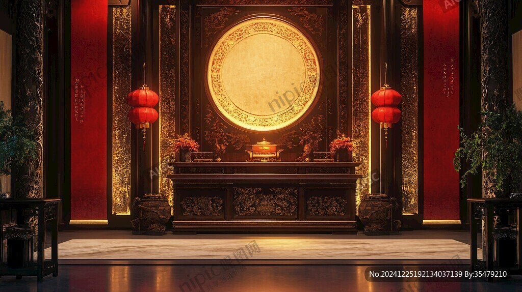 喜堂場景