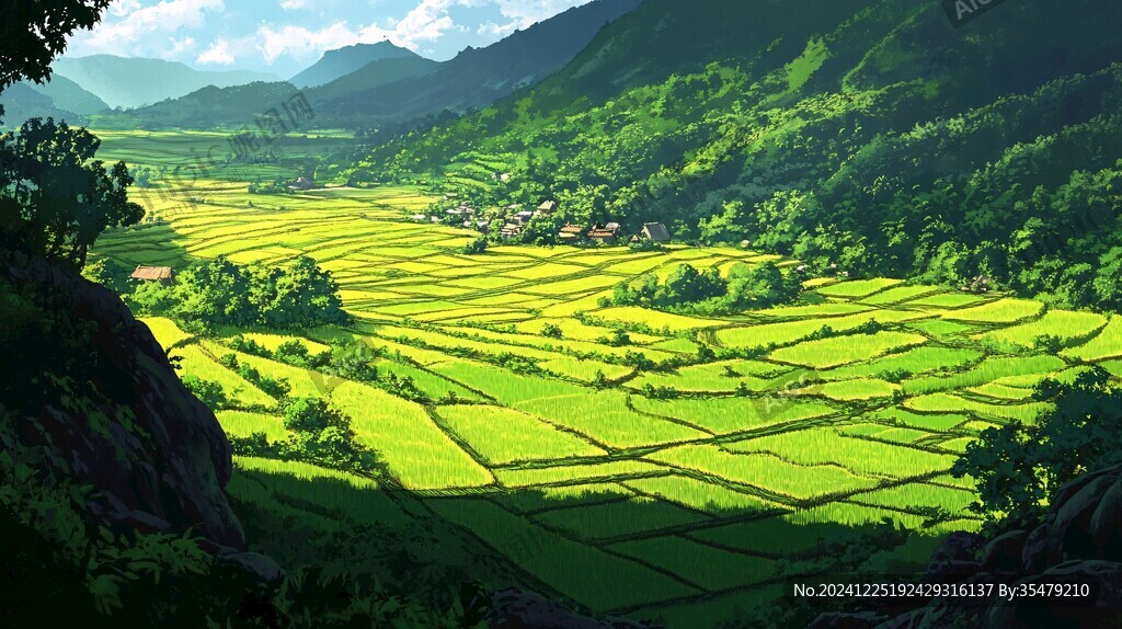 動畫片里的農(nóng)村