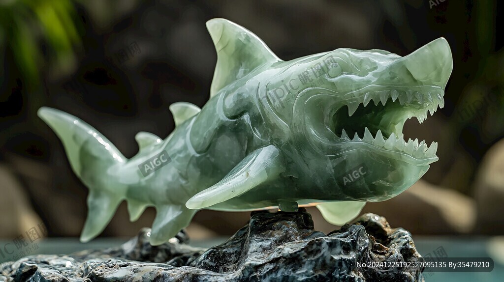 鯊魚雕塑