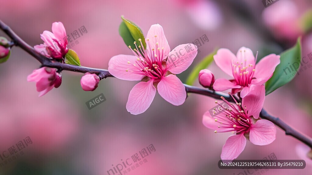 唯美桃花高清壁紙
