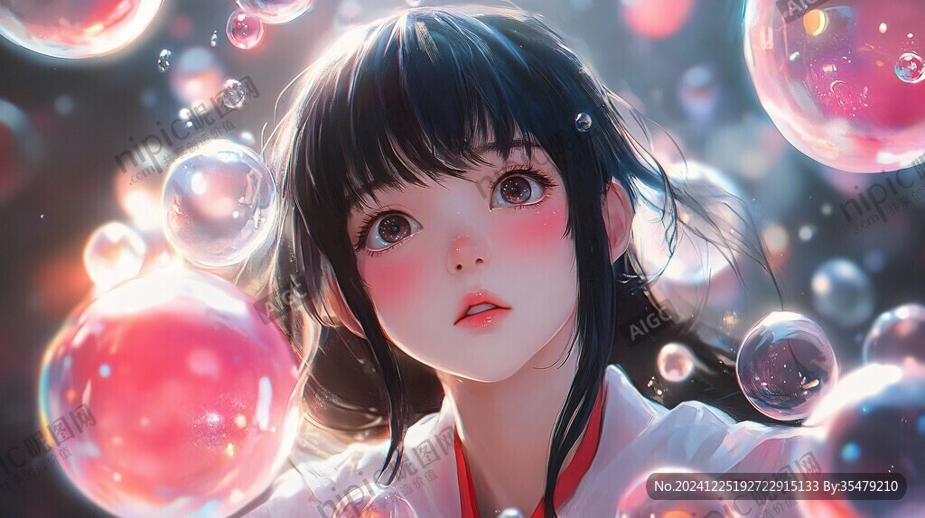 日系少女插畫