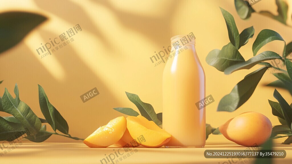 芒果牛奶塑料瓶