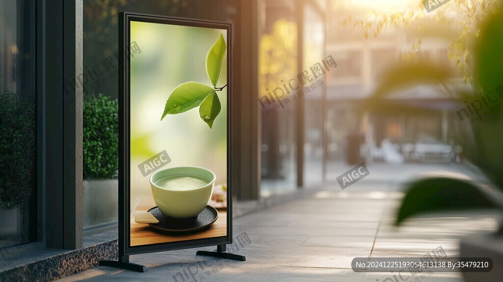 茶戶外廣告