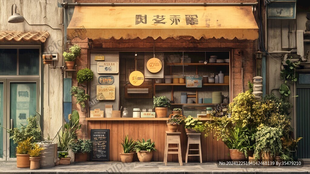 茶點店門頭