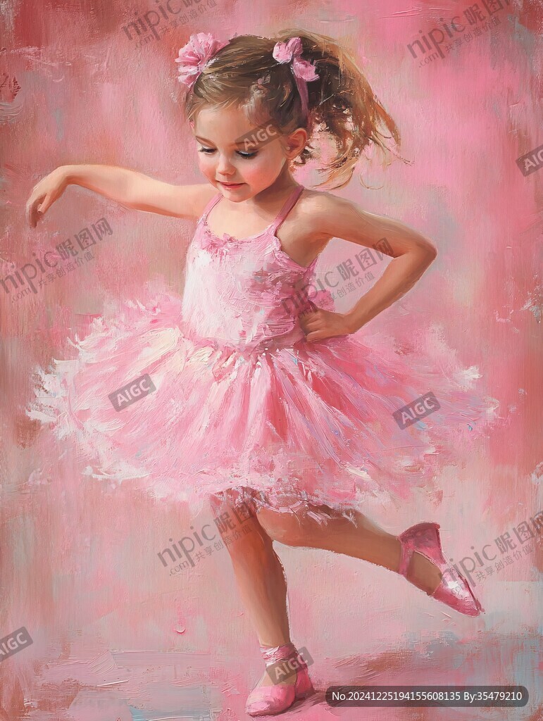 跳舞的小女孩兒