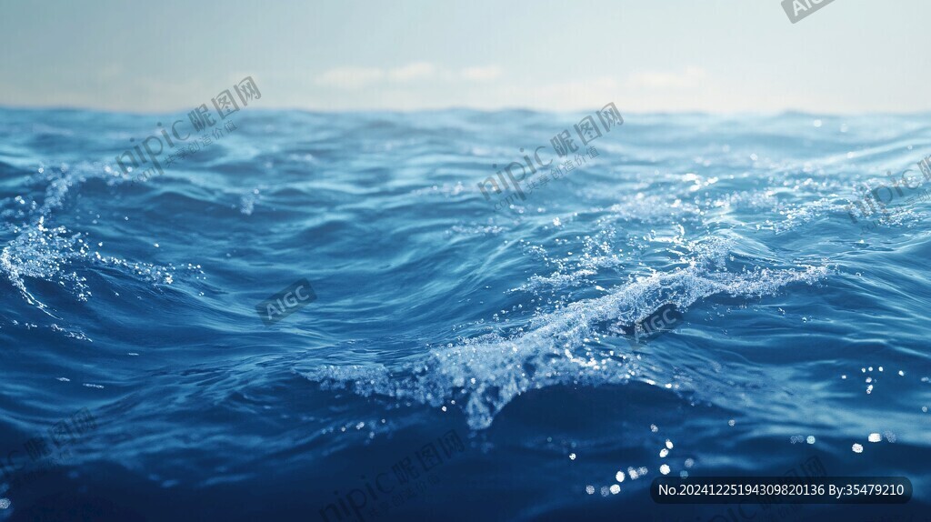 浪花高清背景