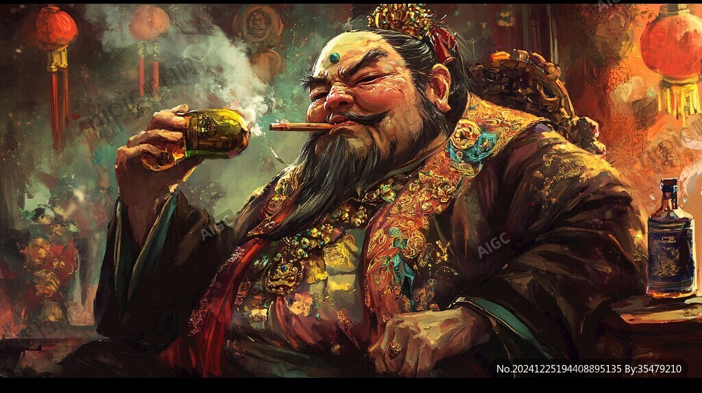 福祿壽插畫文創(chuàng)插畫