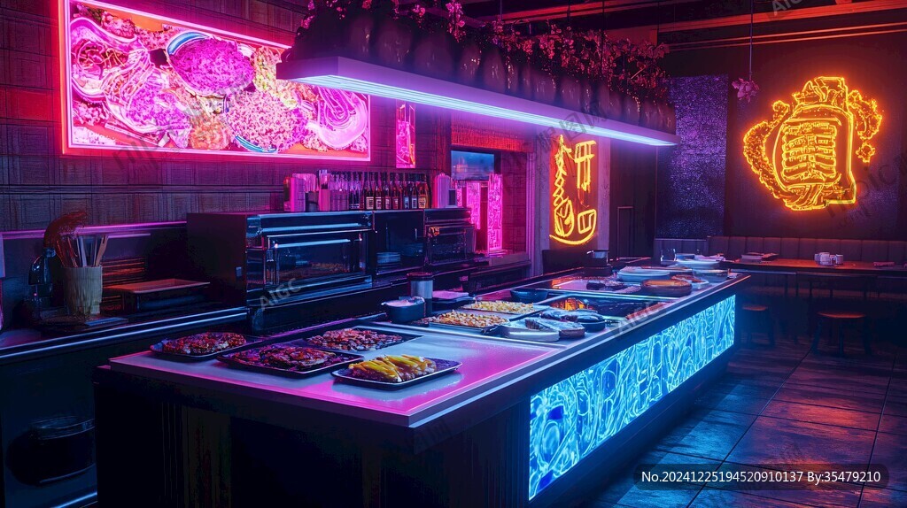 美食檔口設計