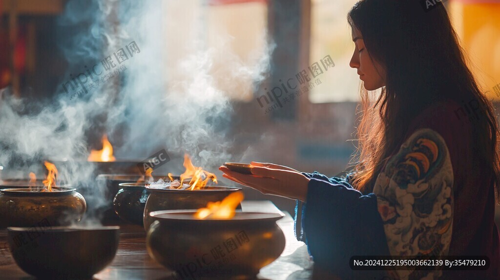 焚香禱祝