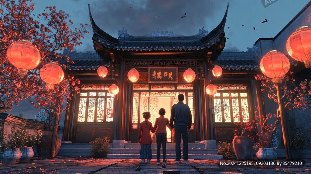 過年場景還原
