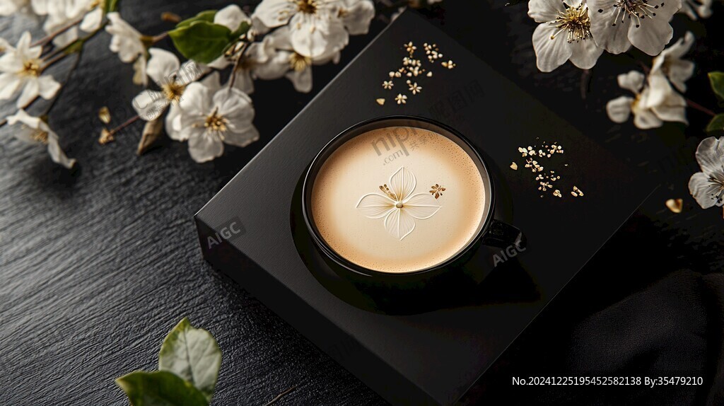 梅花雕塑茶杯