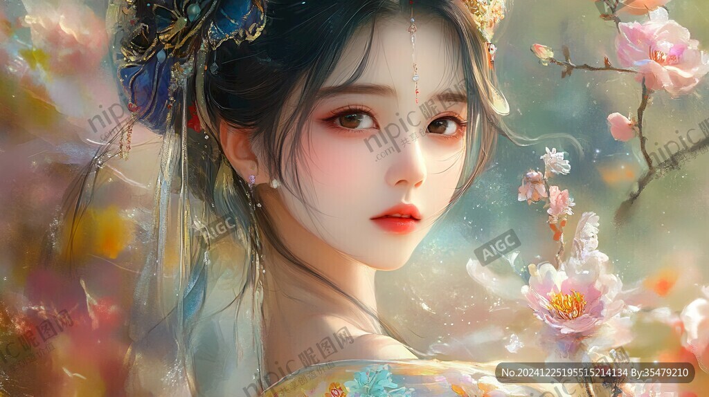 板繪人像