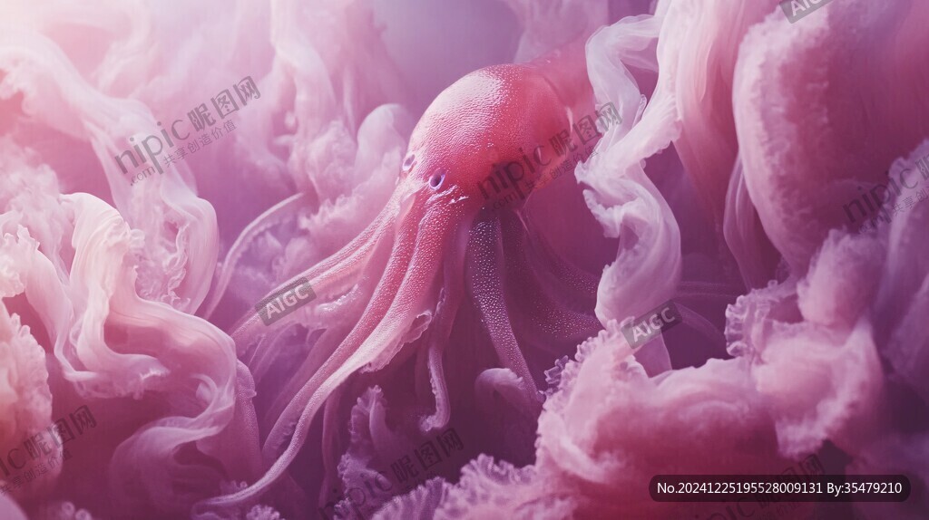 海洋生物夢幻水母